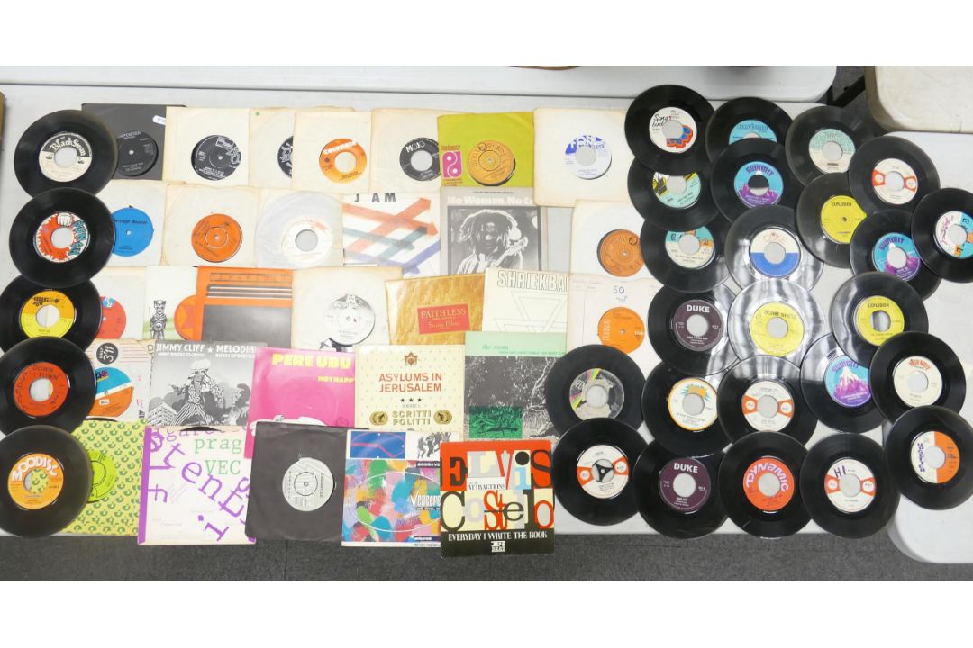 A collection of 1970's & 80 Dance Hall, Reggae, Alternative & Pop 7" singles including labels, - Image 4 of 35