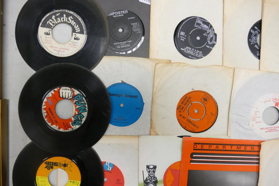 A collection of 1970's & 80 Dance Hall, Reggae, Alternative & Pop 7" singles including labels, - Image 12 of 35