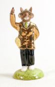 Royal Doulton Bunnykins figure Umpire DB360, limited gold edition.
