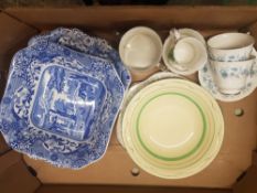 A mixed collection of items to include Spode Italian Patterned open vegetable bowls, Royal