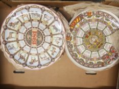 A collection of Wedgwood 1970's & 80's Calendar plates(9)