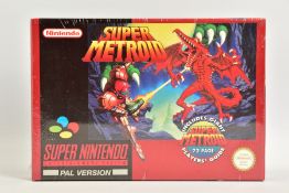 SUPER METROID SNES GAME WITH STRATEGY GUIDE SEALED, one of the most important titles in video game