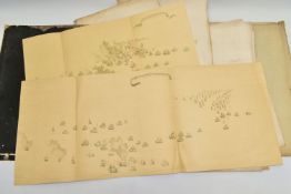 A FOLDER OF TEN EARLY 20TH CENTURY FOLDING CHROMOLITHOGRAPHIC PRINTS OF THE BATTLE OF SOLE BAY, MAY