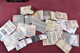 WORLD COLLECTION OF STAMPS IN ALBUMS, PACKETS, and albums. we note Russia collection in various