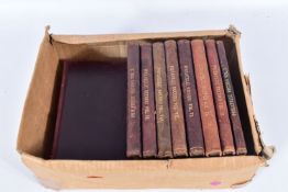 ELEVEN VOLUMES OF THE 'PHILATELIC RECORD' , being vols 1-14 less 4,5 & 11. seldom seen and a great