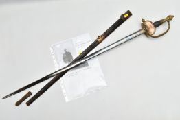 A GERMAN IMPERIAL COURT SWORD OF EARLY 20TH CENTURY