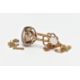 A 9CT GOLD RING AND PENDANT, an oval cut smoky quartz, prong set with an open work scalloped - Image 2 of 4