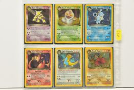 COMPLETE POKEMON TEAM ROCKET SET, all cards are present (including Dark Raichu 83/82), genuine and