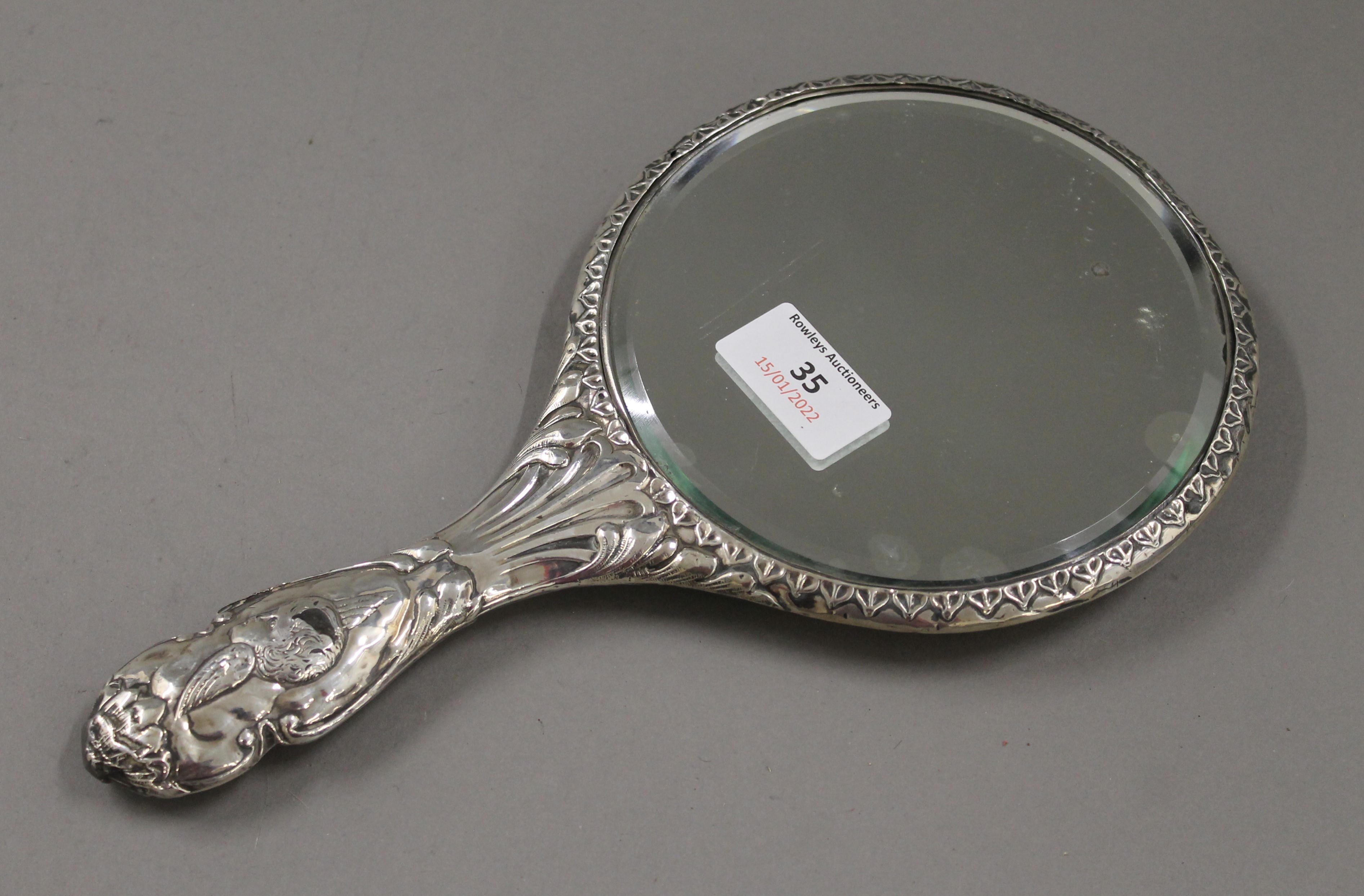 A repousse silver napkin ring hallmarked Birmingham 1891, silver Whisky and Sherry decanter labels, - Image 12 of 13