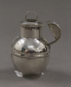 A 925 silver Guernsey milk churn. 9 cm high. 78.2 grammes.