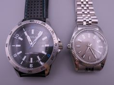 A Lorus wristwatch and a Sekonda wristwatch.