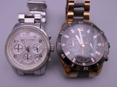 A Michael Kors watch and a Sekonda watch.