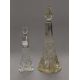 Two cut glass silver mounted scent bottles. The largest 23.5 cm high. - Image 1 of 11