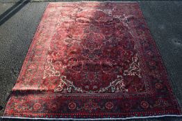 A Heriz rug. 328 x 250 cm.
