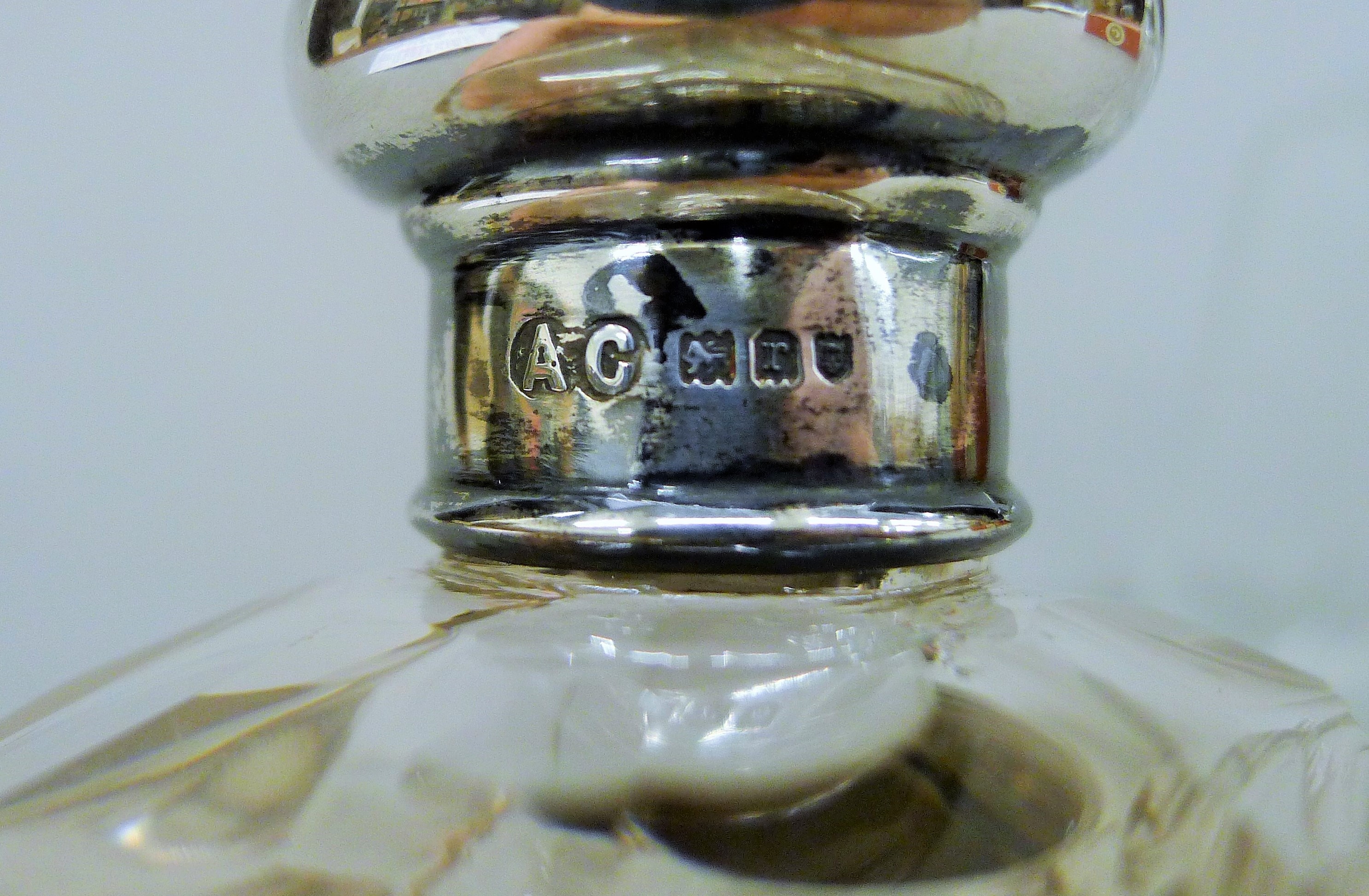 Three silver topped bottles, and various silver and plated spoons, etc. - Image 11 of 11