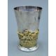 A Victorian Pryor Tyzack and Co silver plated and gilt beaker decorated with a horse racing scene. - Image 1 of 4