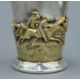A Victorian Pryor Tyzack and Co silver plated and gilt beaker decorated with a horse racing scene. - Image 3 of 4