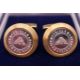A pair of Emporio Armani cufflinks, boxed. 2 cm diameter. - Image 3 of 5