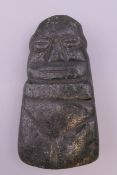 An unusual hardstone carving. 8.5 cm high.