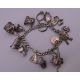 A silver charm bracelet. 39.9 grammes. - Image 2 of 5