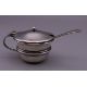 A three-piece silver cruet set. The pepper 5.5 cm high. 41.7 grammes of weighable silver. - Image 15 of 24
