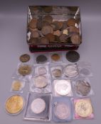 A coin collection.