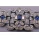 An Art Deco bracelet. 19 cm long. - Image 8 of 8