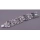 An Art Deco bracelet. 19 cm long. - Image 6 of 8