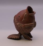 A Japanese model of a fish. 7.5 cm long.