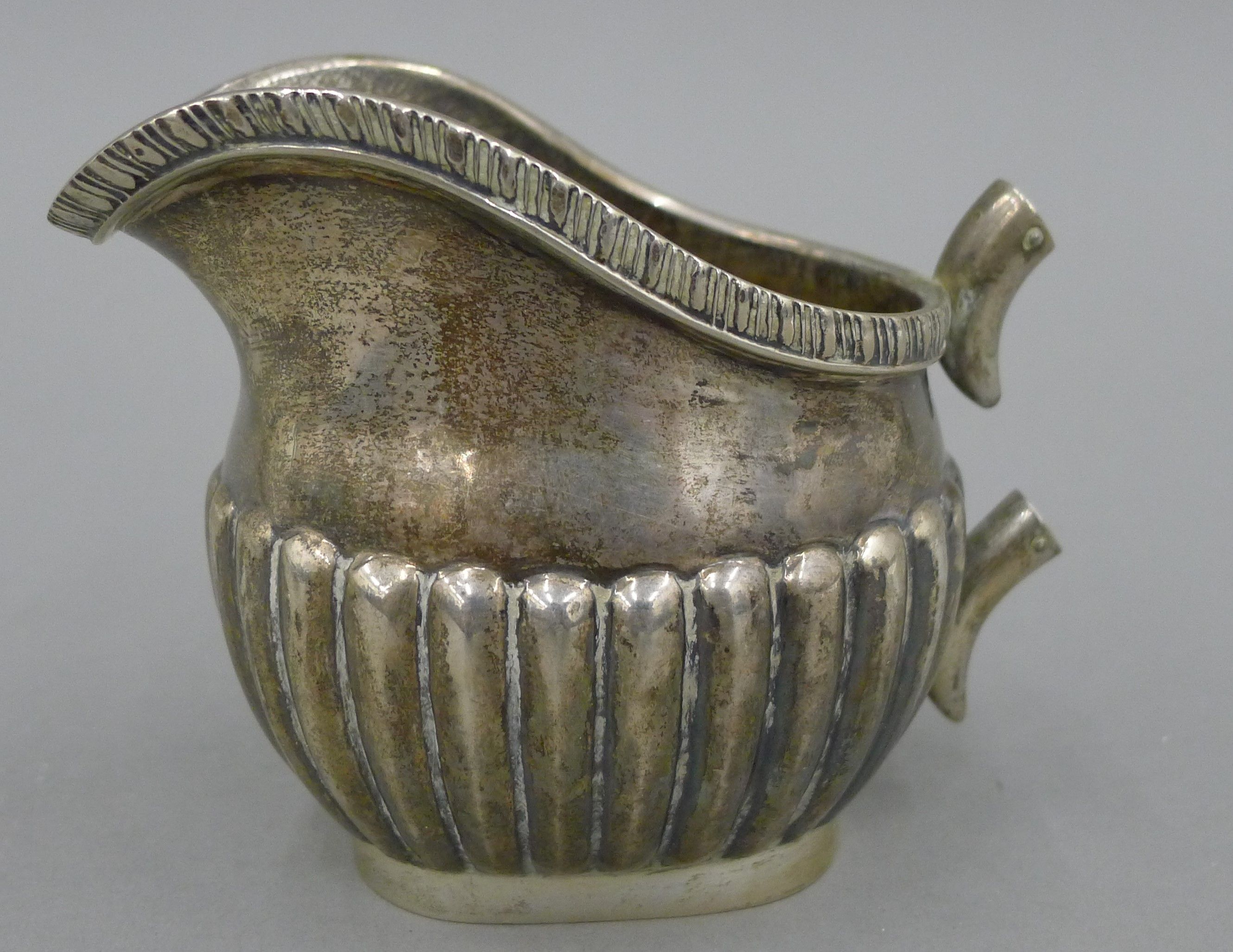 A silver tazza (the foot and handles possibly silver plated) and a plated tea set. The former 22. - Image 7 of 13