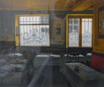 ANDRE RENOUX (1939-2002) French, Restaurant Interior, lithograph, Artist's Proof numbered 12/12,