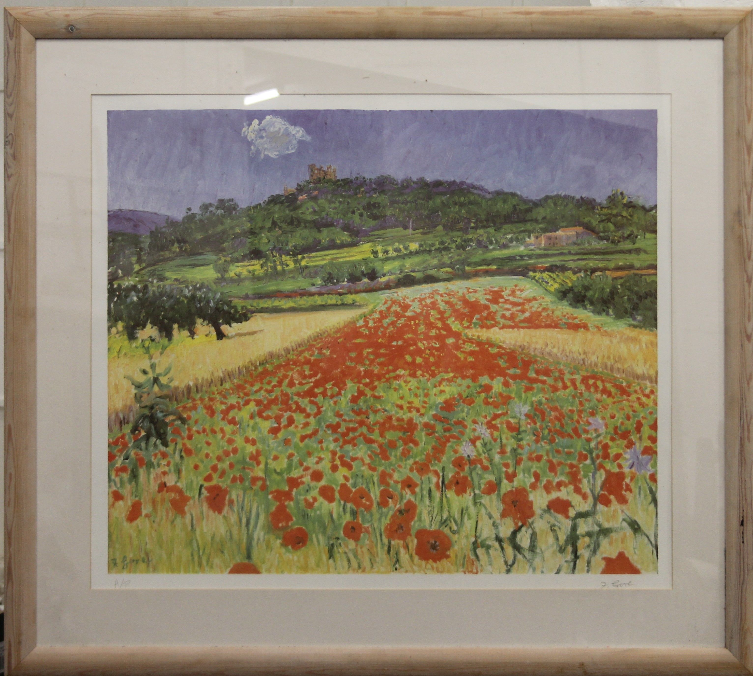 FREDERICK GORE RA CBE (1913-2009) British, Landscape, Artist's Proof, signed in pencil to margin, - Image 2 of 3