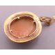 A 9 ct gold mounted cameo pendant on chain and a cameo brooch. Pendant 2 cm high, brooch 3. - Image 3 of 5