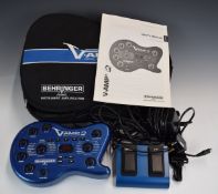 Behringer V-amp 2 guitar amplifier effects simulator, in original carry bag
