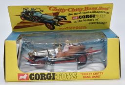 Corgi Toys diecast model 'Chitty Chitty Bang Bang' with Automatic 'Flip-Out' Wings, clip-on front