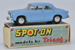 Tri-ang Spot-On diecast model Rover 3 Litre with blue body and cream interior, in original box