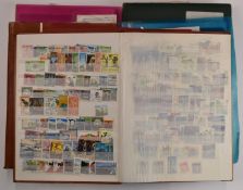 A large mint and used GB Commonwealth stamps accumulation in seven stockbooks/folders, includes