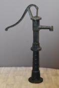 Cast iron well or garden pump, H126cm