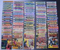 Eighty-eight bronze age Marvel horror themed comics including Journey into Mystery, Uncanny Tales,