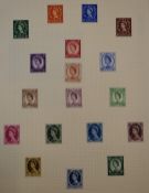 Stanley Gibbons album of GB commemoratives 1924-1990 mint and used and an album of GB stamps QV-QEII