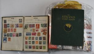 GB, Commonwealth and world stamps collection in two Strand and a worldwide album, contents include