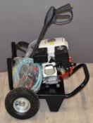 Petrol 6.5hp pressure washer, we are advised by the vendor it is unused from new and still has
