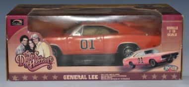 Joyride 1:18 scale diecast model The Dukes of Hazzard General Lee car, 32485, in original display