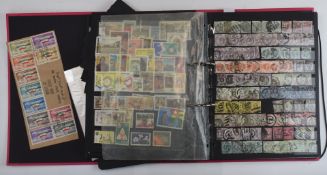 Three ring binders of GB, Commonwealth and foreign stamps, all periods, with good range of early