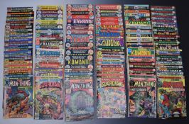 Ninety-three bronze age Marvel and DC comics comprising 47 issues of Kamandi The Last Boy On