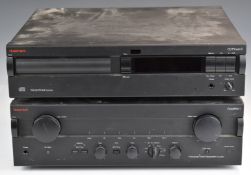 Nakamichi hifi separates comprising Harmonic Time Alignment amplifier and a Music Bank System CD