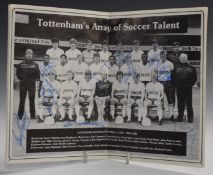 Bristol Rovers v Tottenham Hotspur 1984-85 signed football programme signed to the centrefold