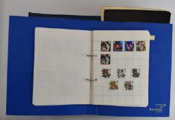GB, Commonwealth and world stamps collection in nine blue folders, all reigns with GB modern mint