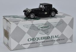 Milestone Miniatures Chequered Flag Series 1:43 scale diecast model Jaguar SS100 1936 Alpine