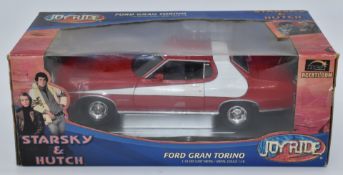 Joyride 1:18 scale diecast model Starsky & Hutch Ford Gran Torino, 33151, in original display box.
